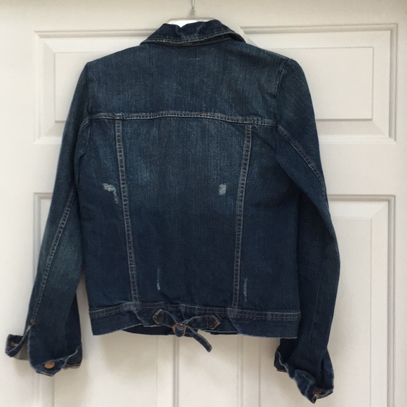 Trendy J. Crew Denim / Jean Jacket Size X-Small - Picture 2 of 2